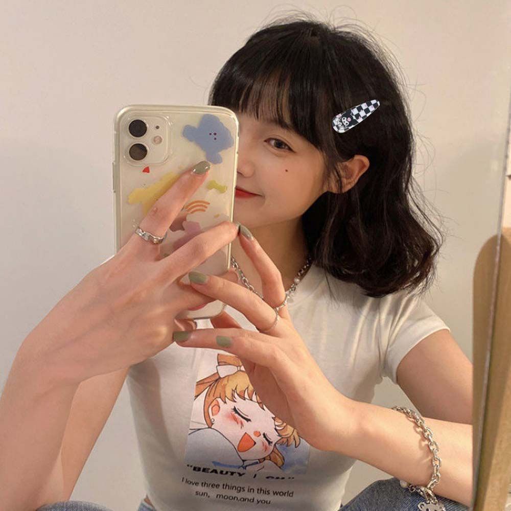 [Hàng mới về] Kẹp tóc in hình kuromi bb hoạt hình my melody đáng yêu thời trang