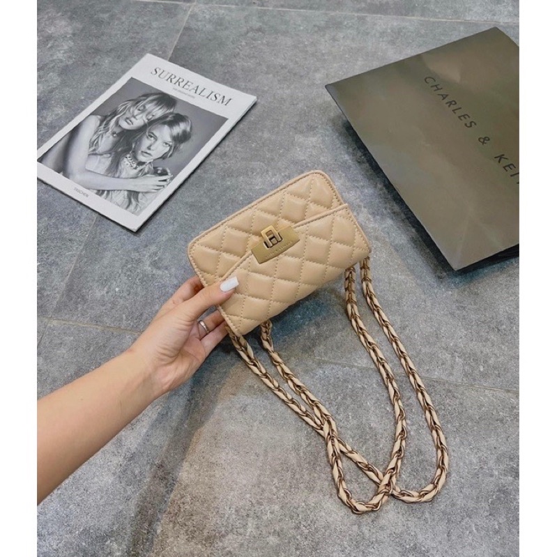 ⚡︎Freeship⚡︎TÚI CNK KHOÁ GẬP Size 15cm Hàng Xuất Xịn, Mã CK29