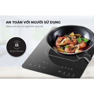 Bếp Điện Từ Cảm Ứng SUNHOUSE SHD6802 Tặng Kèm Nồi Lẩu - Hàng Chính Hãng