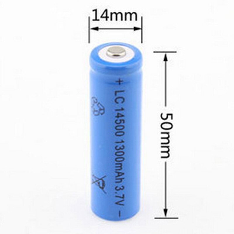 PIN SẠC 14500 1300mAh - DÙNG CHO LOA BLUETOOTH QUẠT MINI ĐỒ ĐIỆN, Đèn LED