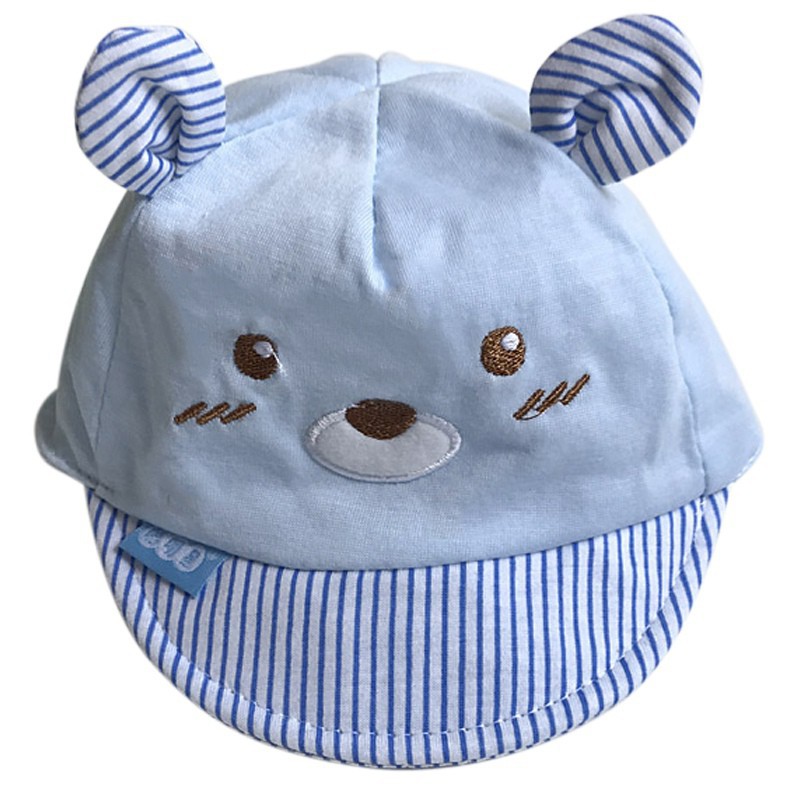 Mũ lưỡi trai tai gấu chống nắng cho bé