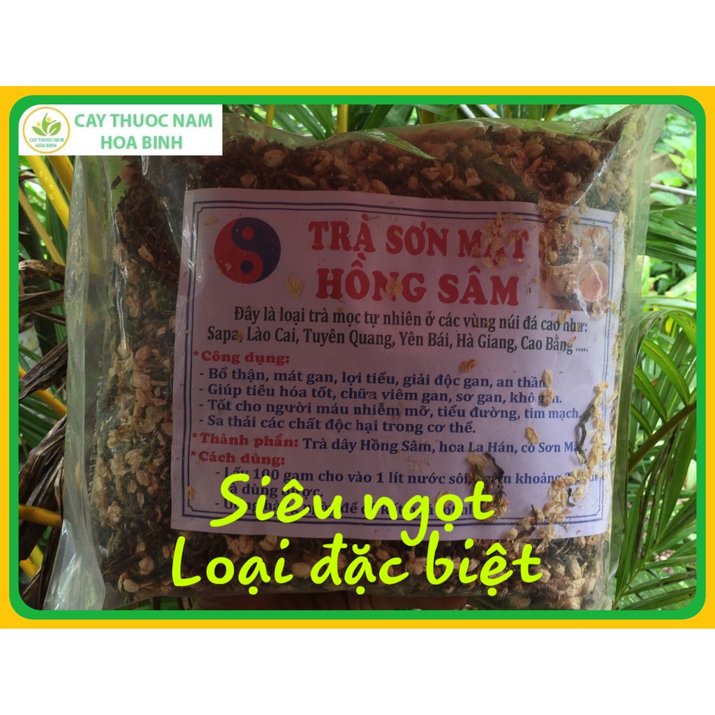 [LOẠI ĐẶC BIỆT] 500g Trà sơn mật hồng sâm SIÊU NGỌT (Thơm, Sạch sẽ)