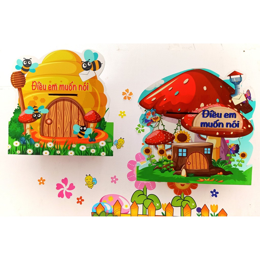 Hộp Thư Điều Em Muốn, mẫu ngẫu nhiên, trang trí lớp