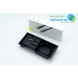 Cáp sạc nhanh type c baseus tungsten gold fast charging data cable 5a 100w 1m