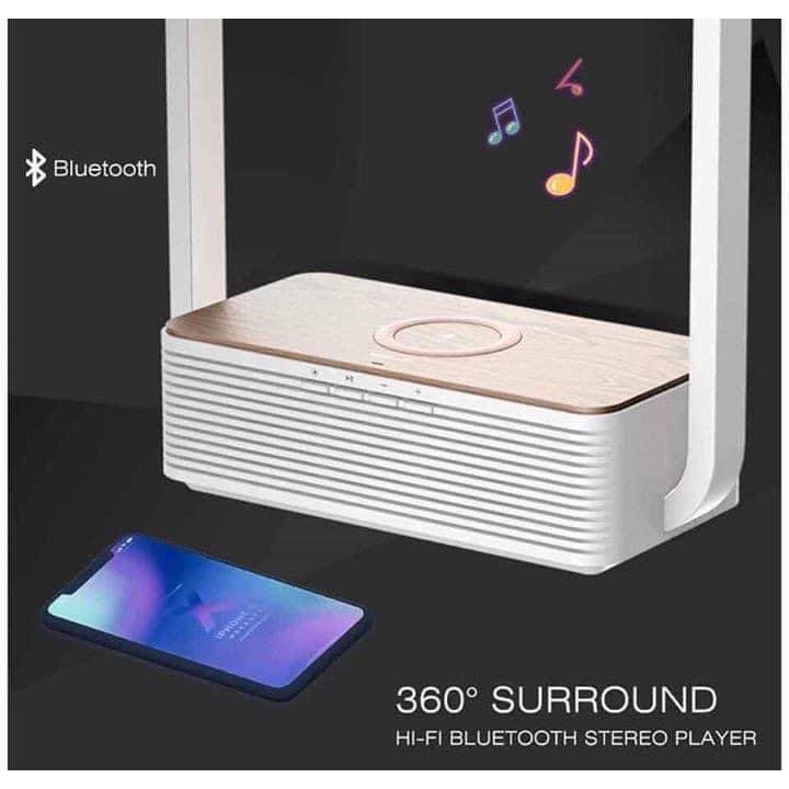 Đèn LED, loa Bluetooth, sạc không dây 3 in 1 Wilit A15B