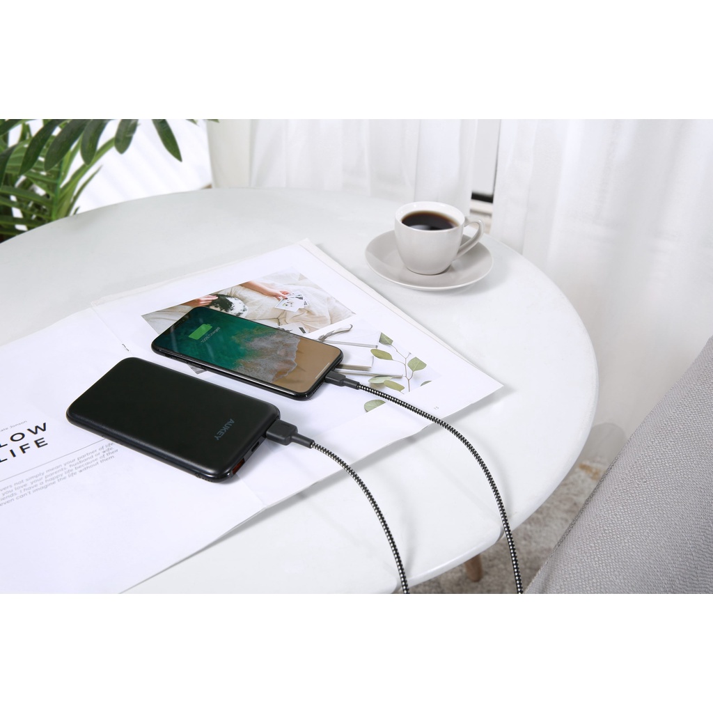 Cáp sạc nhanh cho Iphone thương hiệu AUKEY chuẩn MFI CB-BAL7 -hàng chính hãng