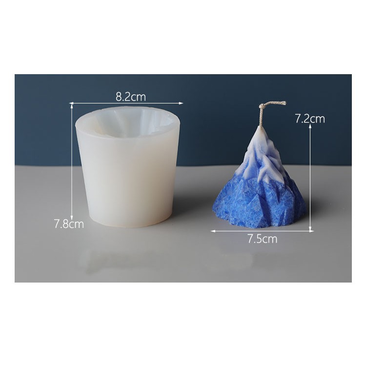 Khuôn Silicon Hình Đỉnh Núi Làm Thủ Công, Handmade