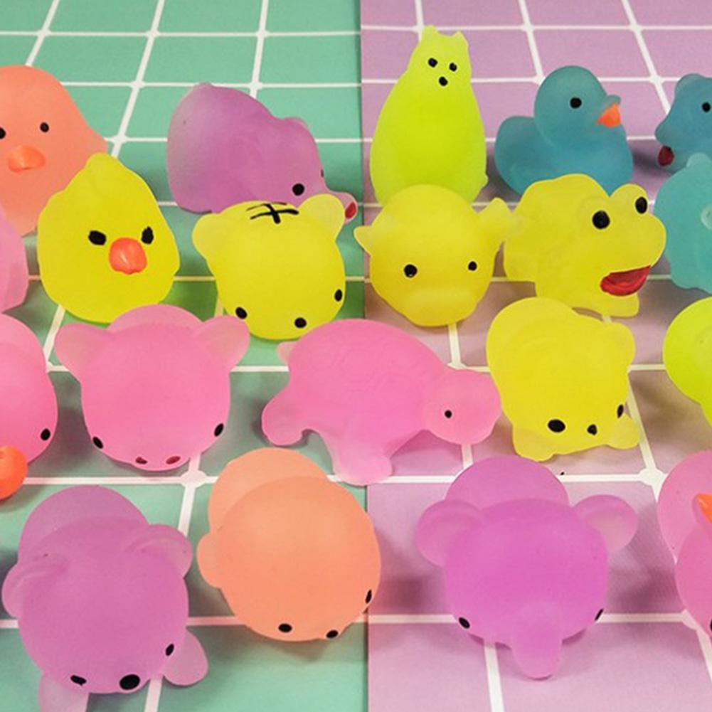 Set 10 Đồ Chơi Mềm Dẻo Giảm Căng Thẳng Hình Dáng Dễ Thương