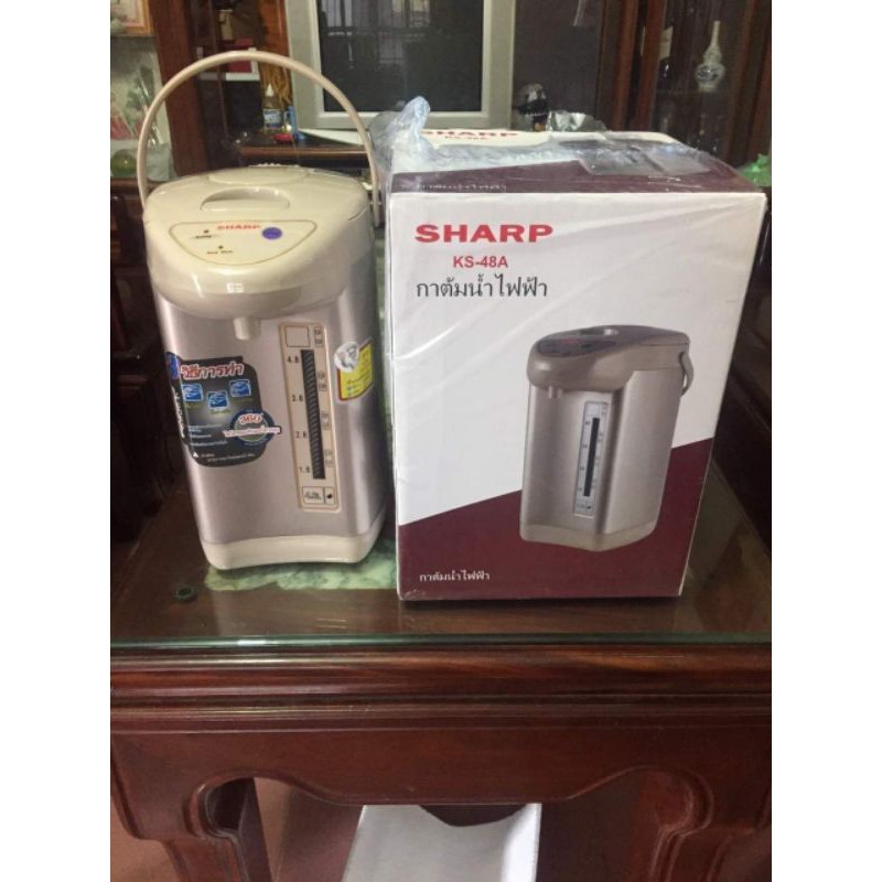 BÌNH THỦY ĐIỆN TỰ ĐỘNG PHÍCH ĐIỆN SHARP 4.8L THÁI