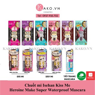 Chuốt mi Isehan Kiss Me Heroine Make Super Waterproof Mascara