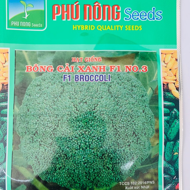 Hạt giống bông cải xanh