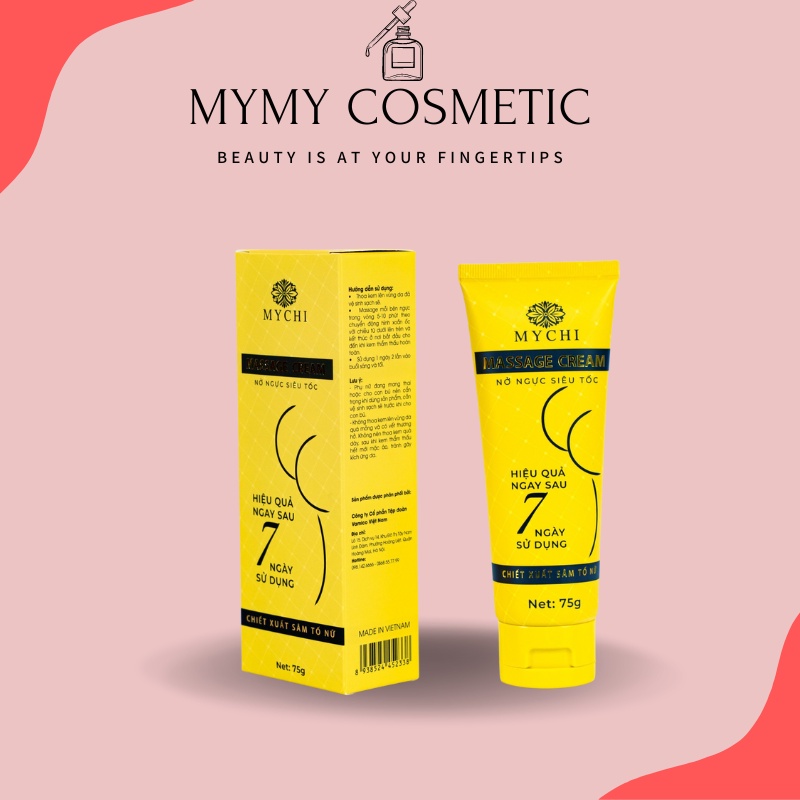 Kem nở ngực Siêu Tốc Mychi tăng kích cỡ ngực hiệu quả Hộp 75g