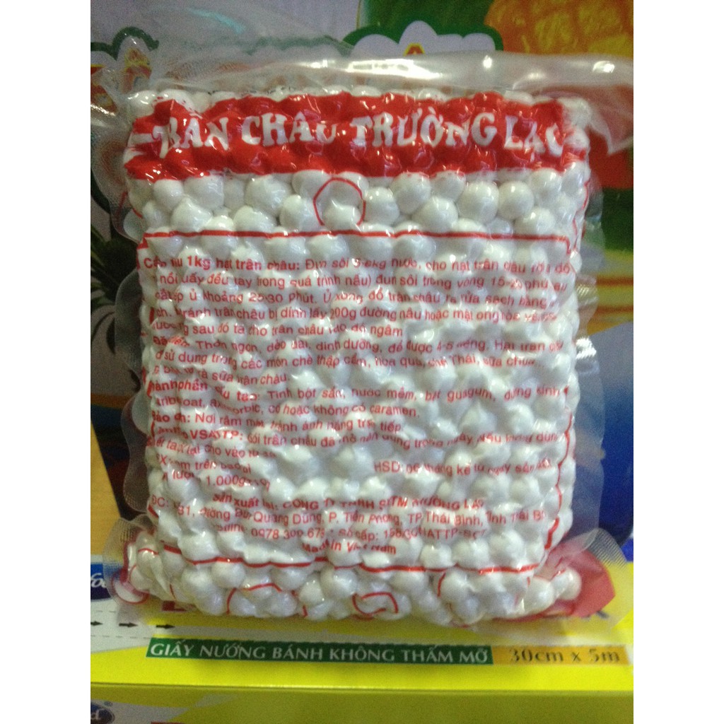 Trân Châu Trắng Trường Lạc 1kg | BigBuy360 - bigbuy360.vn