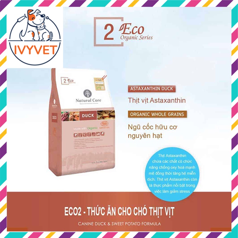 Thức ăn hữu cơ cho chó Natural Core 500g – 100% tự nhiên – Hàn Quốc