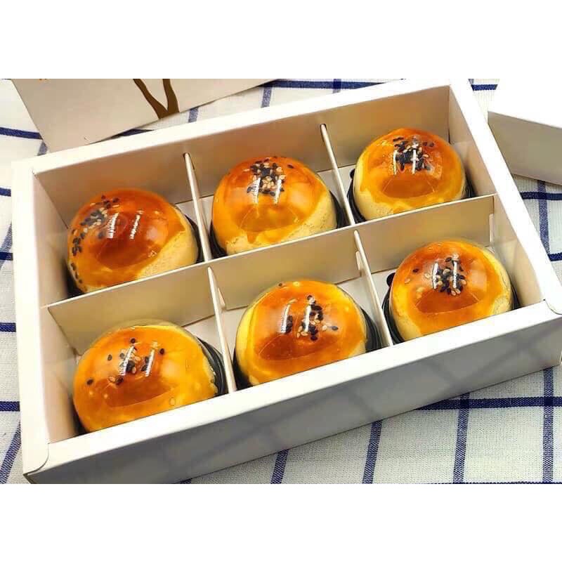 Bánh trứng chảy ngàn lớp nhân trứng muối tan chảy, bánh trứng chảy đài loan, ngon ngon, 6 chiếc và 12 chiếc, LàoCaiFoods