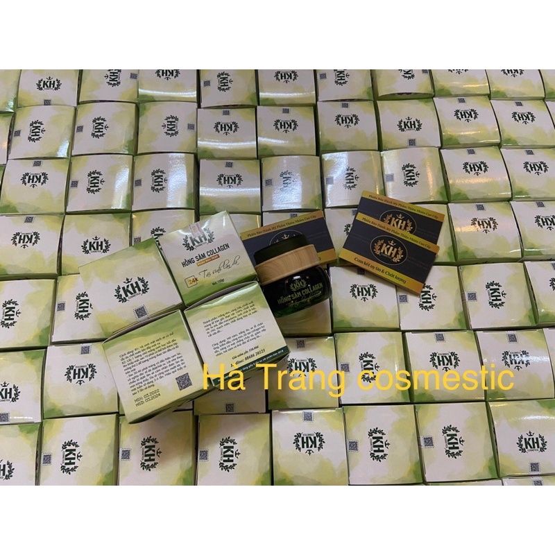 Mặt nạ hồng sâm collagen Kim Hoàng chính hãng khử nám, tàn nhang dưỡng da trắng sáng căng mịn