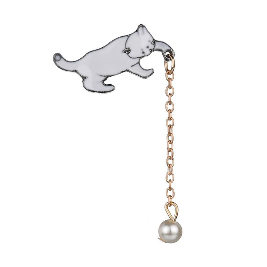 Ghim Cài Áo Hình Chú Mèo Dễ Thương Cho Nữ