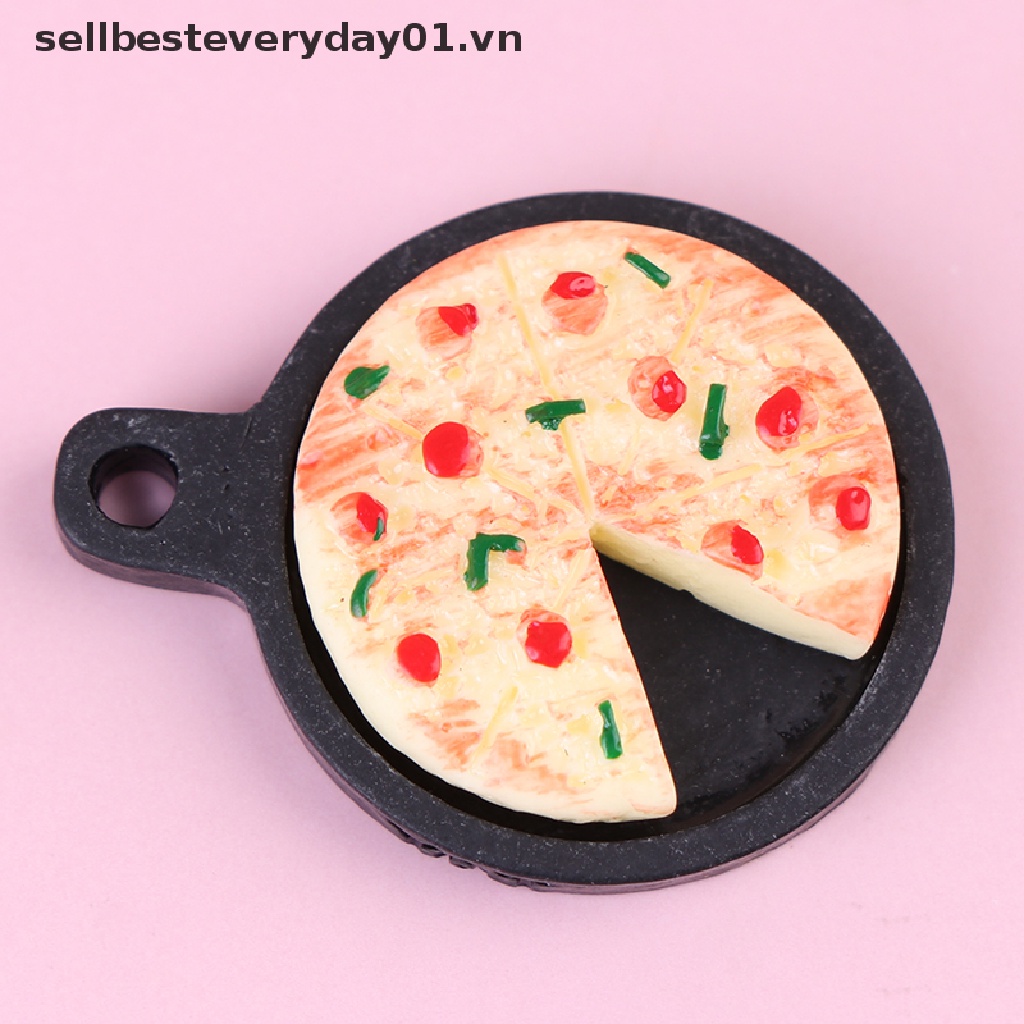 1 Bộ Đĩa Đồ Chơi Làm Bánh Pizza Trái Cây Trang Trí Nhà Búp Bê