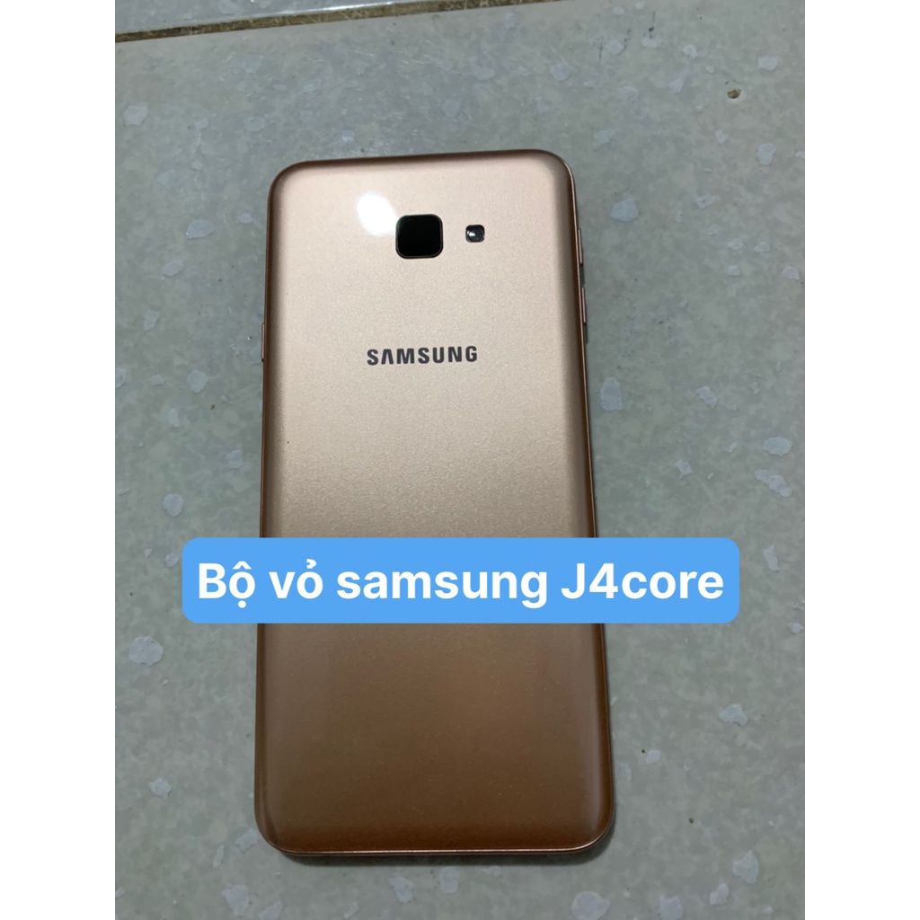 Vỏ bộ điện thoại samsung j4core / gồm lưng, sườn, phím, kính camera