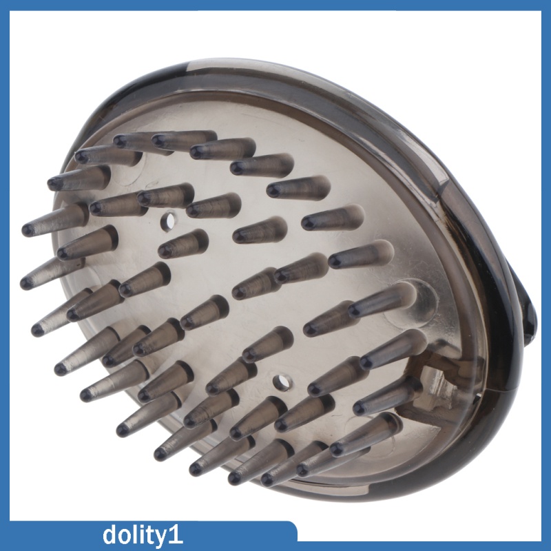 Bàn chải silicon mềm mát xa da đầu tiện lợi