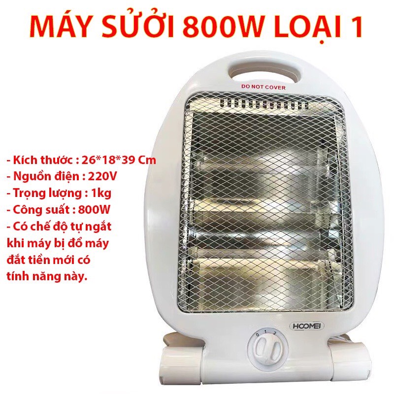 Quạt Sưởi, Đèn Sưởi Ấm White House GR-90D 2 Bóng 800w Hồng Ngoại Cao Cấp Chống Giật