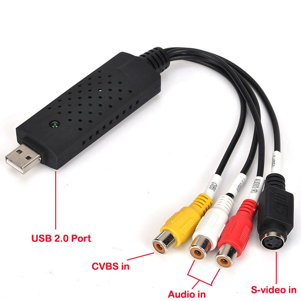 Bộ Chuyển Đổi Đa Năng Usb 2.0 Audio Tv Video Vhs Sang Dvd Pc Hdd | BigBuy360 - bigbuy360.vn