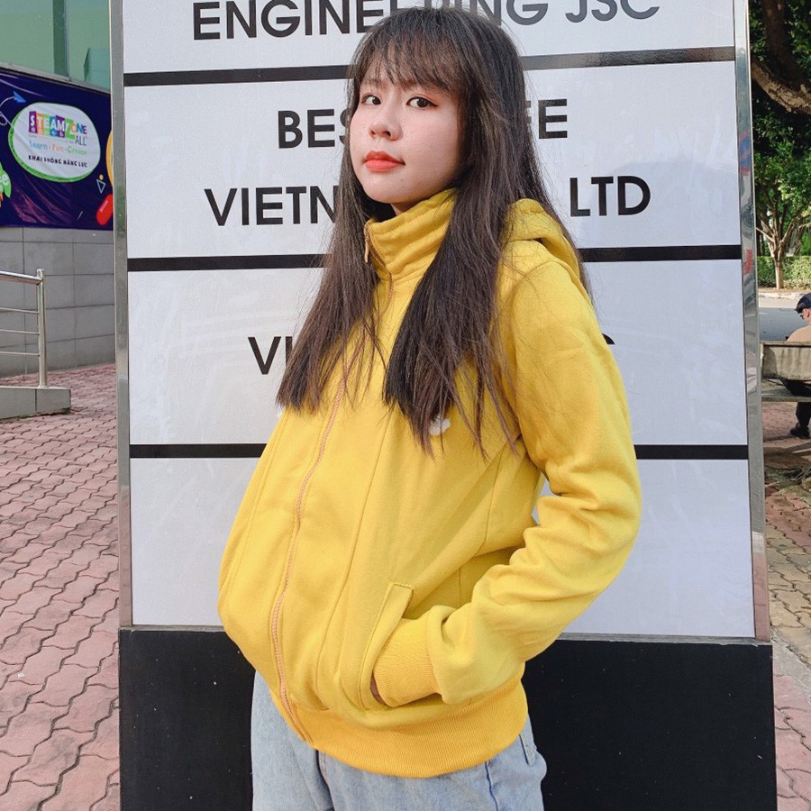 [AKC] Áo khoát trơn xỏ ngón xinh xinh xitin-A594 | BigBuy360 - bigbuy360.vn