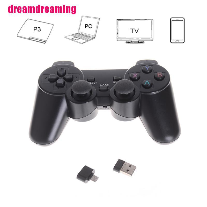 Tay Cầm Chơi Game Không Dây 2.4ghz Chuyên Dụng Cho Ps3 Pc Tv