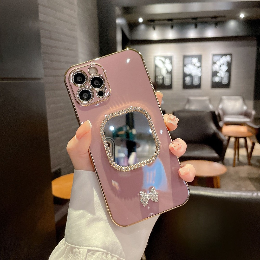 Ốp điện thoại tpu mềm tráng gương thích hợp cho Iphone 12 Pro Max 11 Pro Max Xs Max Xr X 7 8 Plus 7 Plus