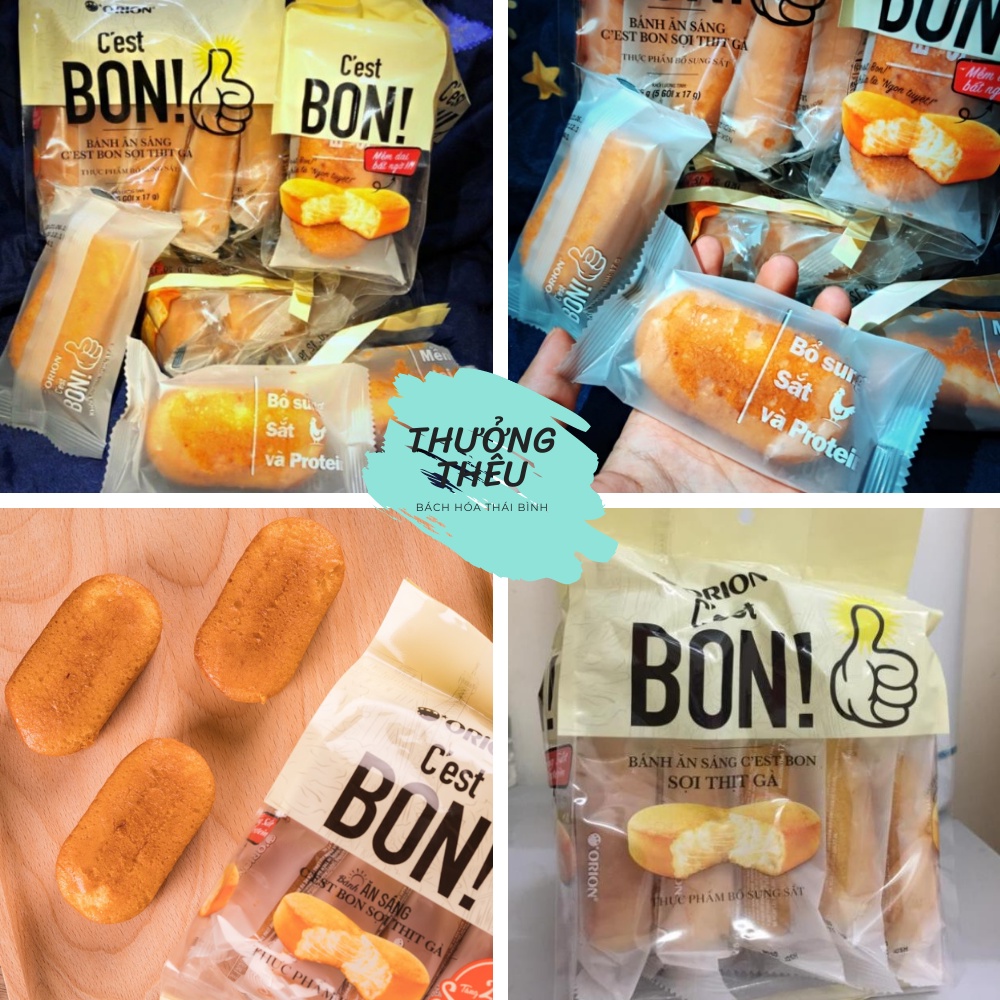 Bánh C'est BON sợi thịt gà vị sốt kem phô mai