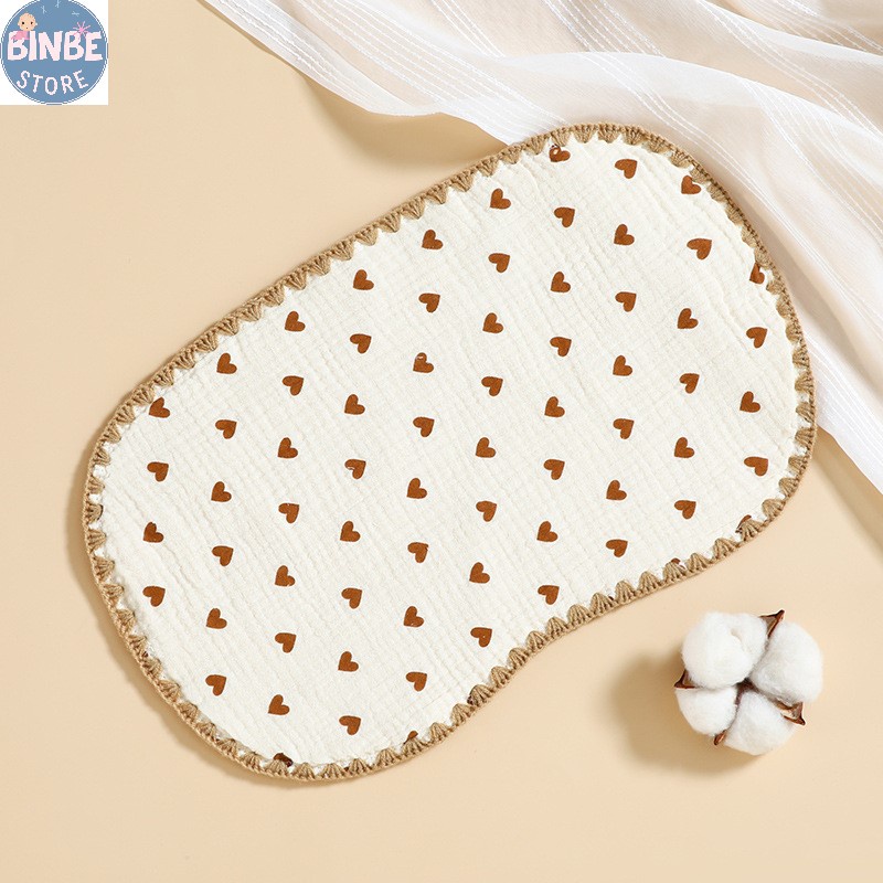Gối cho bé sơ sinh, gối xô 10 lớp cho bé mềm mại thoáng khí kích thước 45*25cm Binbestore