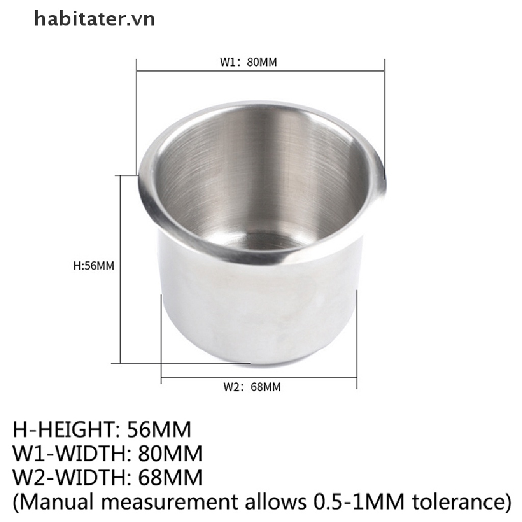 Giá Đỡ Cốc Nước Bằng Thép Không Gỉ Chuyên Dụng Cho Xe Hơi RV