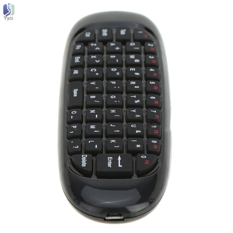 Yy 2.4G Air Mouse Rechargeable Wireless Remote Control Keyboard for Android TV Box Computer @VN