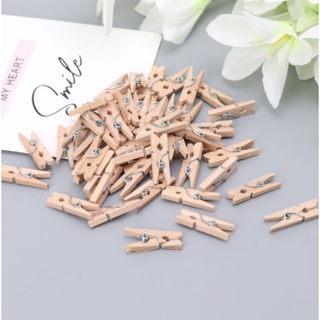 💥💥Set 10 kẹp gỗ Mini treo ảnh/quần áo decor trang trí💥💥