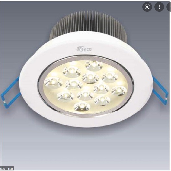 ĐÈN LED ÂM TRẦN TRÒN ANFACO AFC – 512 – 9W,12W
