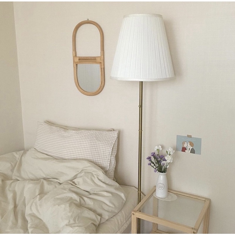 Gương mây cổ điển - Rattan Vintage Oval Mirror 🤍