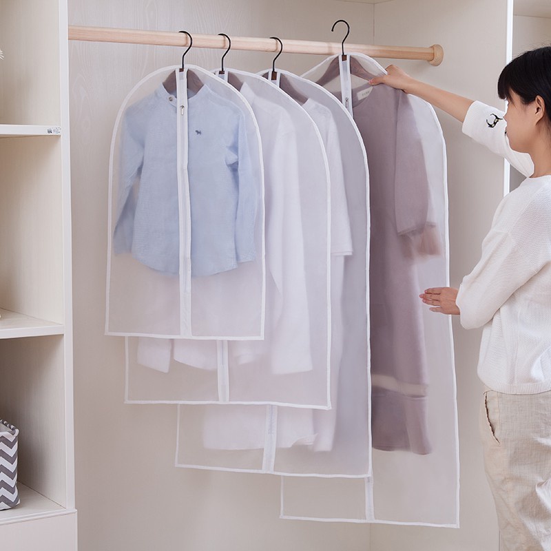 Túi Bọc Quần Áo Trong Suốt Chống Bụi Tiện Dụng