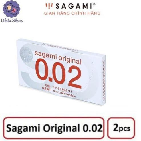 BAO CAO SU SAGAMI ORIGINAL HÀNG NHẬT BẢN CHÍNH HÃNG - HỘP 02 CÁI - SIÊU SIÊU MỎNG TẠO CẢM GIÁC CHÂN THỰC NHẤT