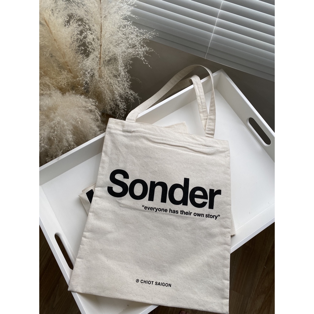 Túi tote canvas 🍄 SONDER 🍄