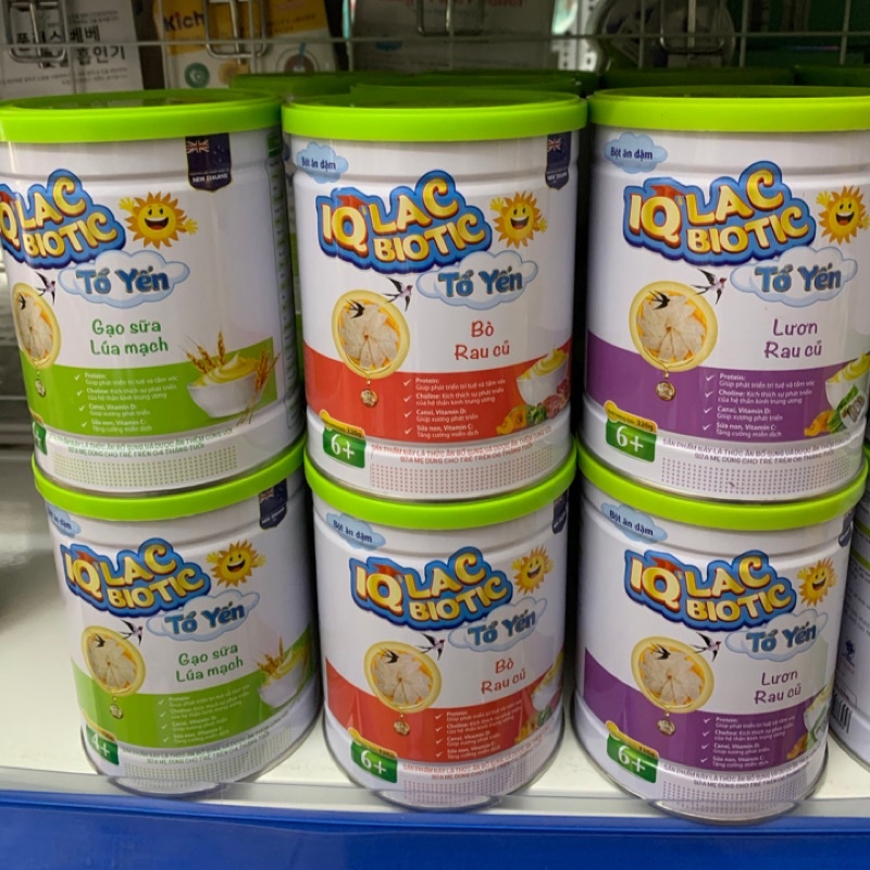 Bột ăn dặm IQ Lac Biotic cho bé từ 4 tháng