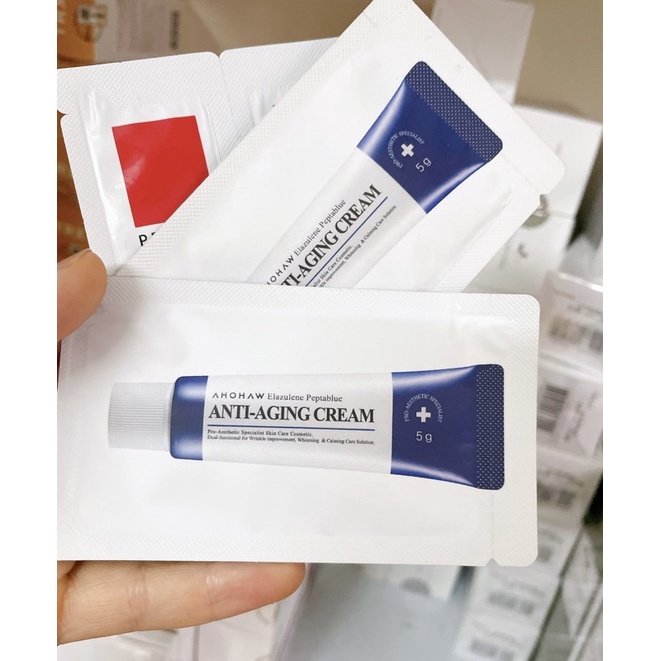 Gói dùng thử Sample kem dưỡng Ahohaw Anti Aging Cream 5g