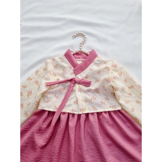 [ CÓ QUÀ TẶNG 💝] Đầm handbok hồng bé gái
