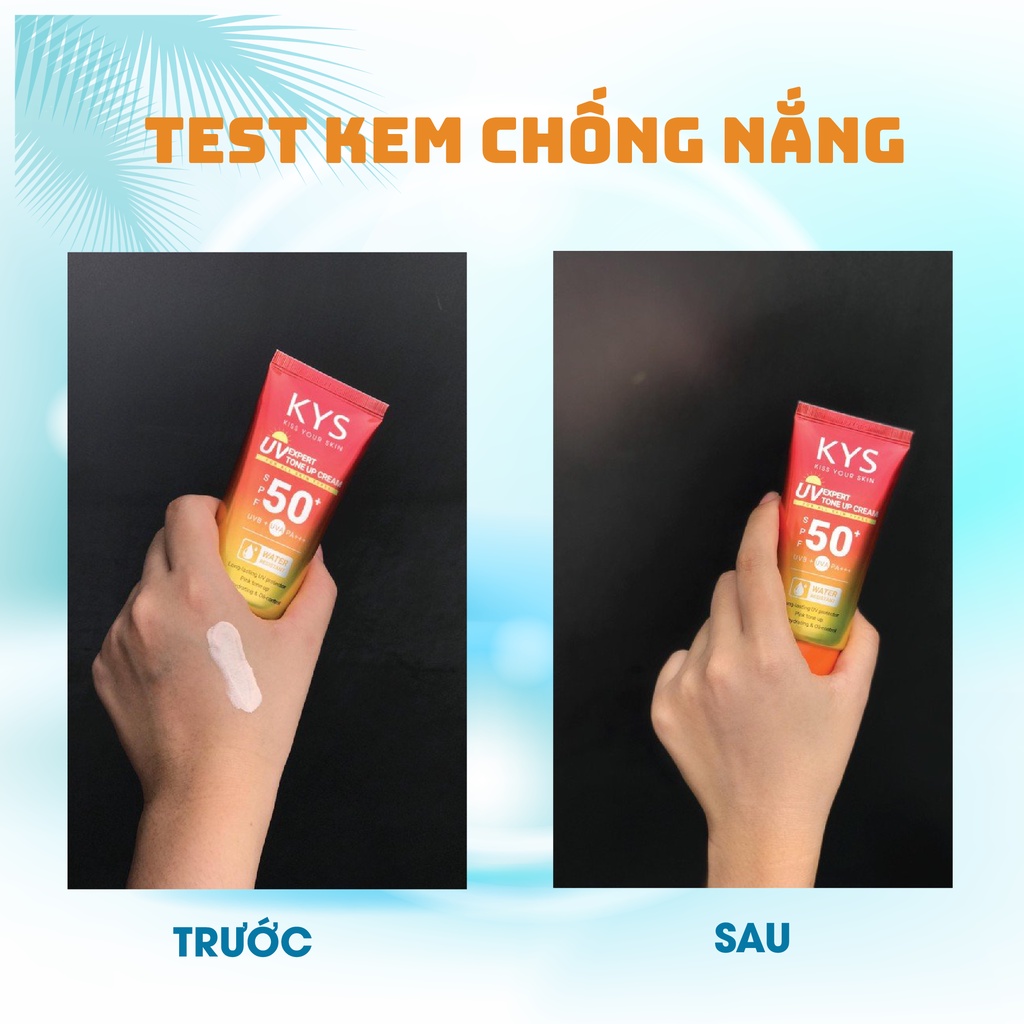 Kem Chống Nắng Nâng Tông SPF50+/PA+++  KYS  Sử Dụng Cho Cả Da Dầu, Mụn, Cấp ẩm Và kiềm Dầu Diệu Quả | BigBuy360 - bigbuy360.vn