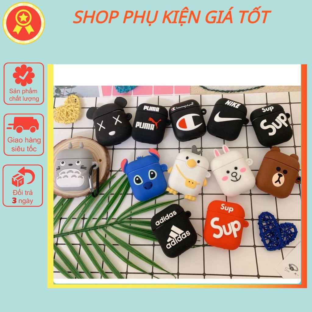 Vỏ tai nghe - Ốp bảo vệ đựng tai nghe Airpod 1/Airpods 2/ i11/ i12/i16pro/i18/i200