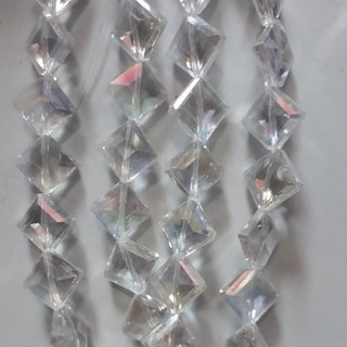 5viên pha lê trắng hình thoi 16mm