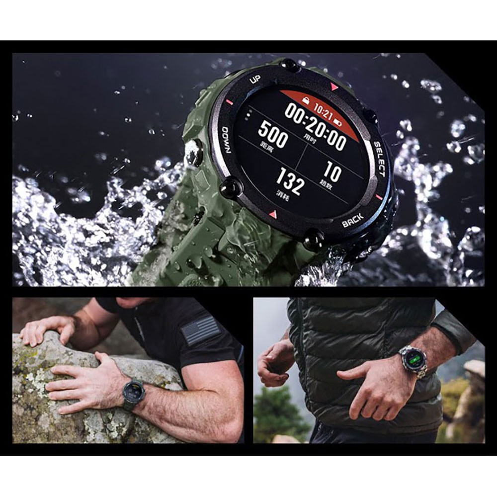 [Bản Quốc Tế] Đồng hồ thông minh Xiaomi Huami Amazfit T-Rex (GREEN) Theo Dõi Vận Động, Sức Khỏe - Bảo Hành 12 Tháng