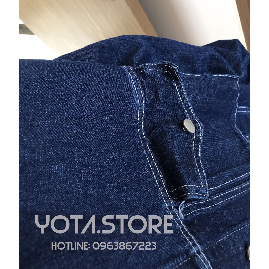 Áo khoác jeans túi hộp - KJ72