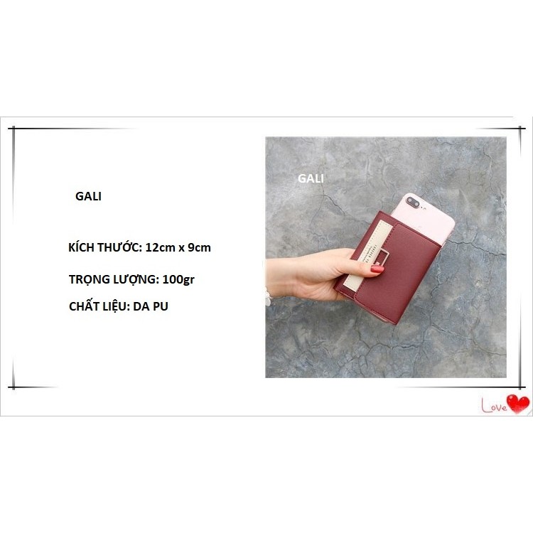 Ví nữ mini da mềm nhỏ xinh thời trang giá rẻ nhiều ngăn V5 | BigBuy360 - bigbuy360.vn