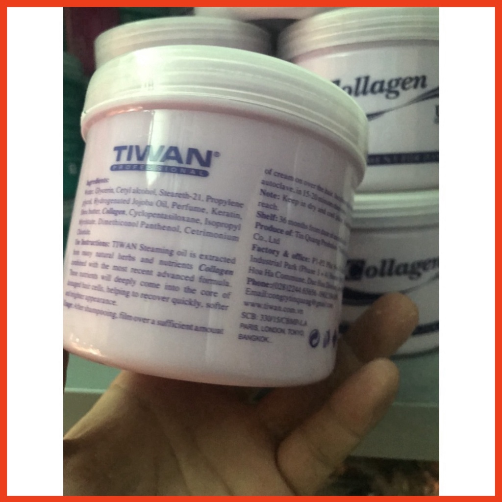 Hấp Dầu Collagen Tiwan 500ml Siêu Bóng Mượt