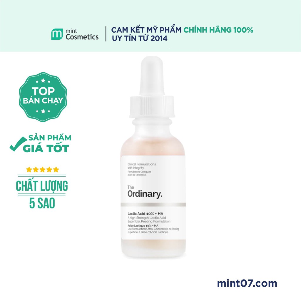 Serum The Ordinary Lactic Acid 10% +HA 2%